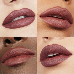 Nicole Makeup By Mario Ultra Suede Lipstick Burgundy Brown Brand New in Box